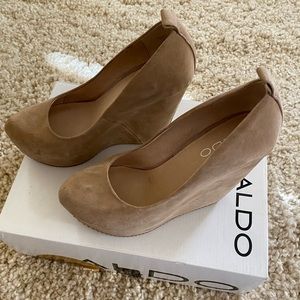 Wedge heels worn once from Aldo